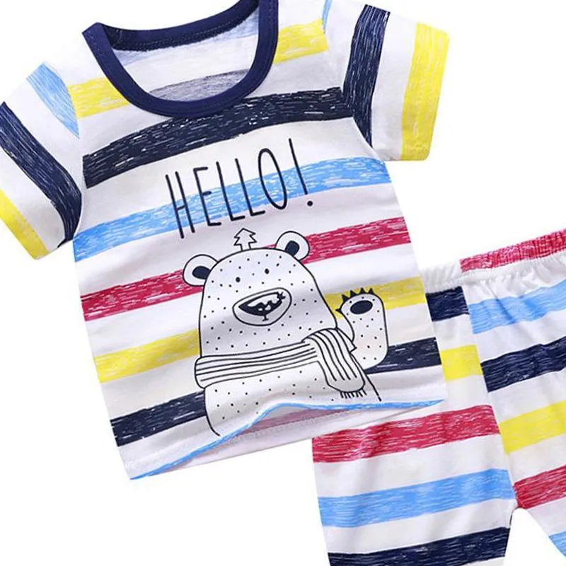 2-piece Pajamas Sets for Toddler Boy Wholesale Children's Clothing