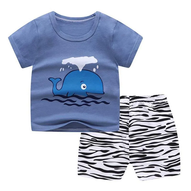 2-piece Pajamas Sets for Toddler Boy Wholesale Children's Clothing