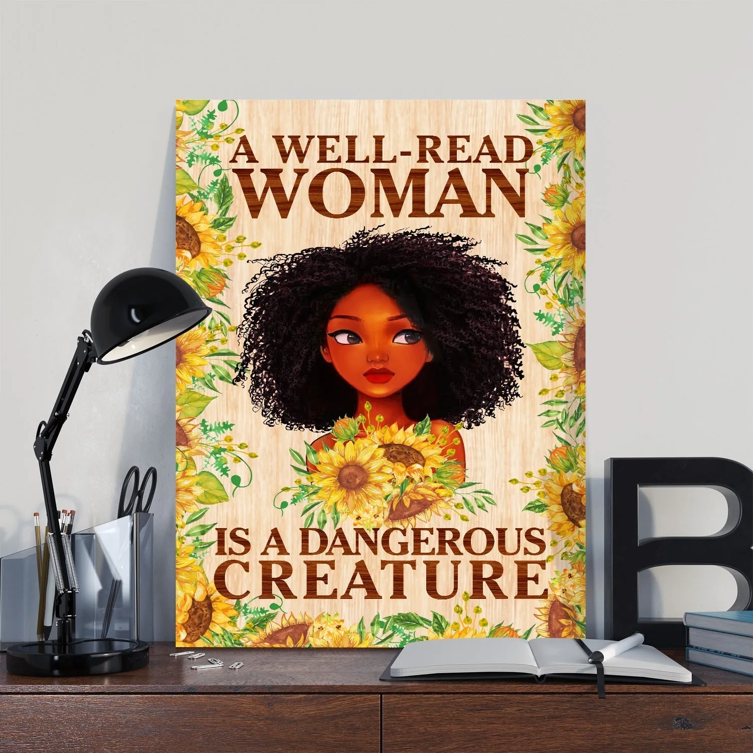 A Well-read Woman Is A Dangerous Creature Book Lovers Gift CAV24