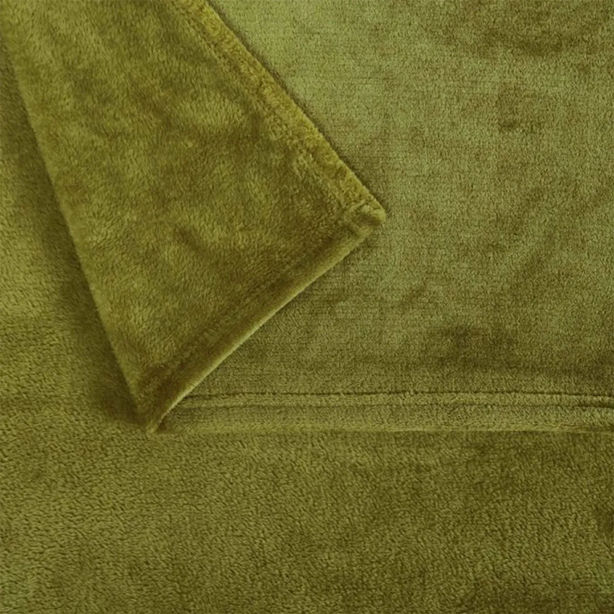 Accessorize Super Soft Blanket Single Moss Green