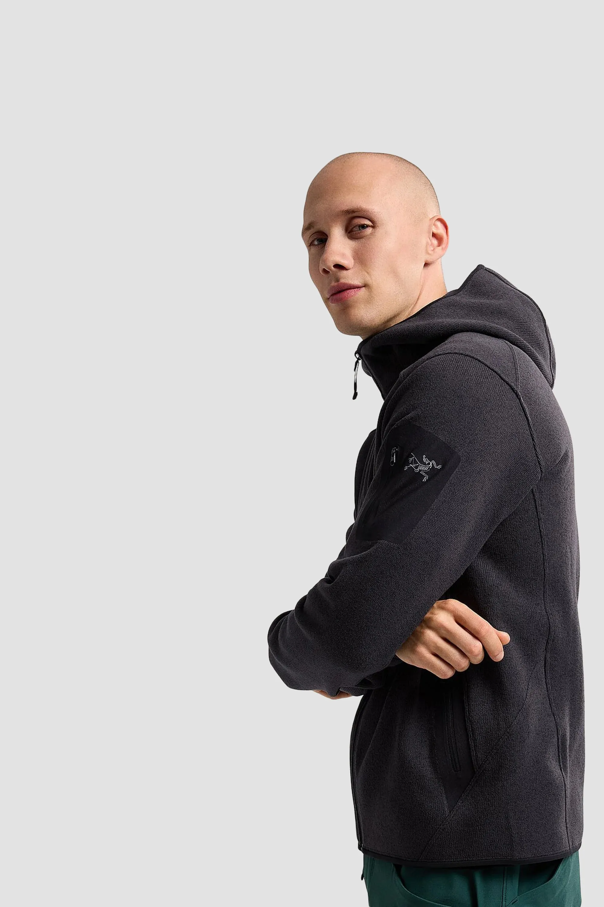 Arc'teryx Men's Covert Hoody in Black Heather II