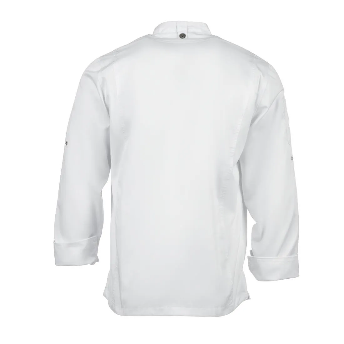 BB264-XL Chef Works Unisex Hartford Lightweight Chef Jacket White Size XL