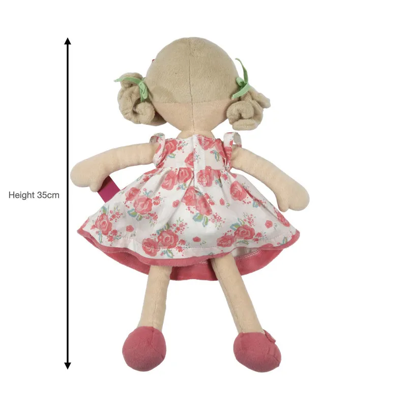 Bonikka Scarlet Flower Kid Doll with Beige Hair