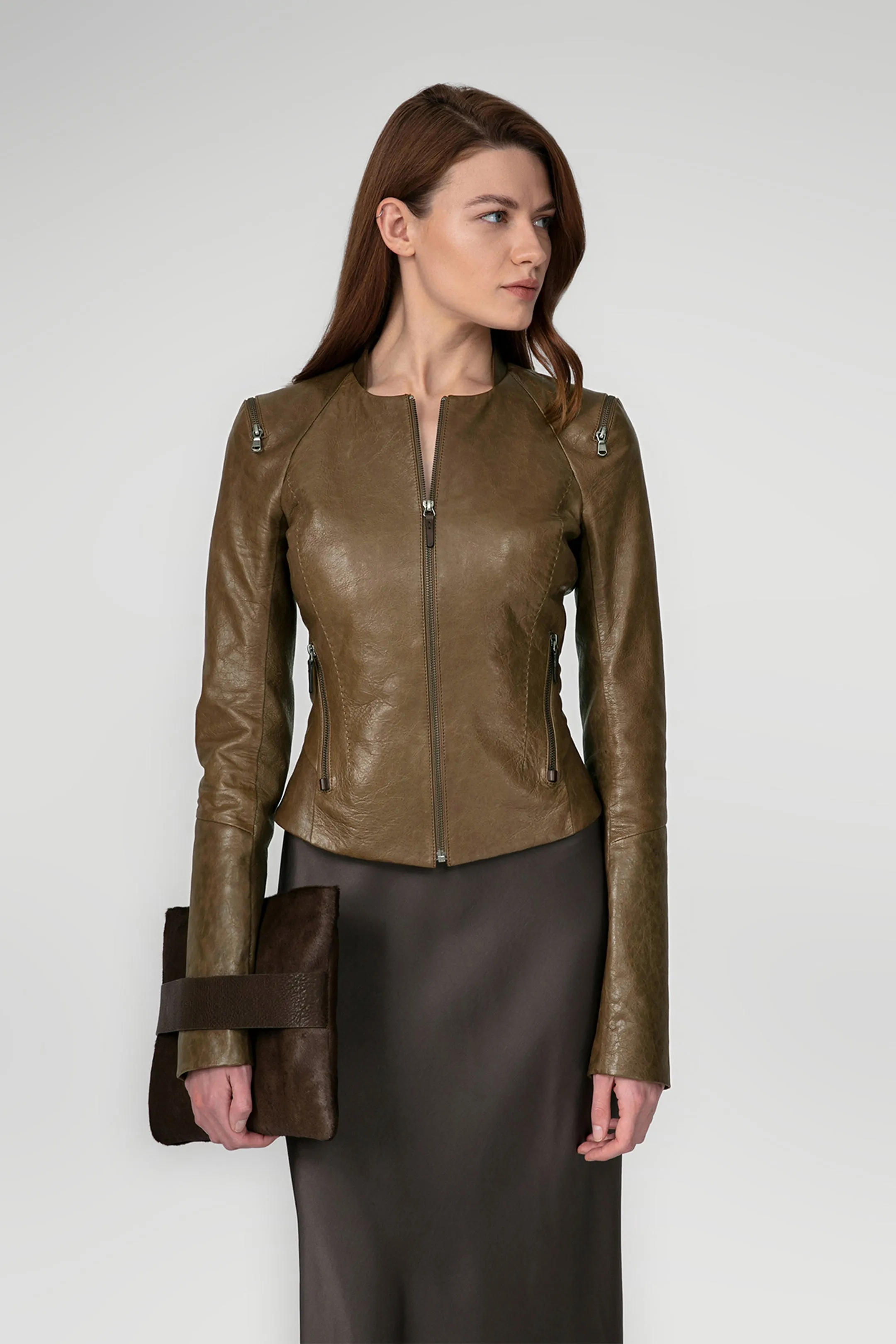 Brown Leather Jacket