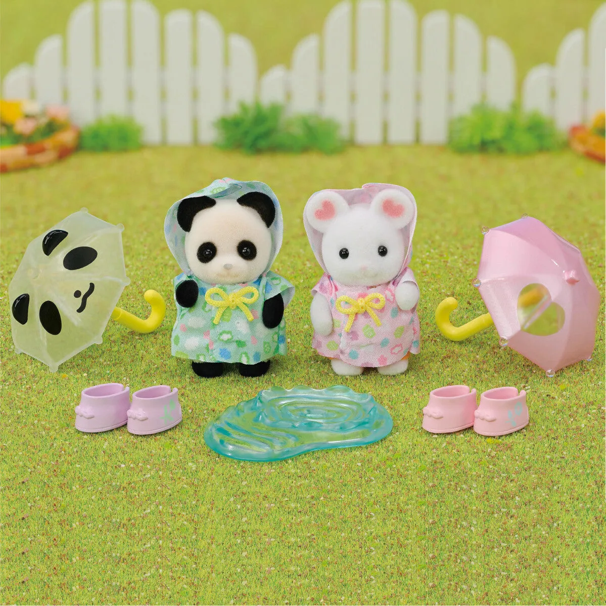 Calico Critters Nursery Friends - Rainy Day Duo