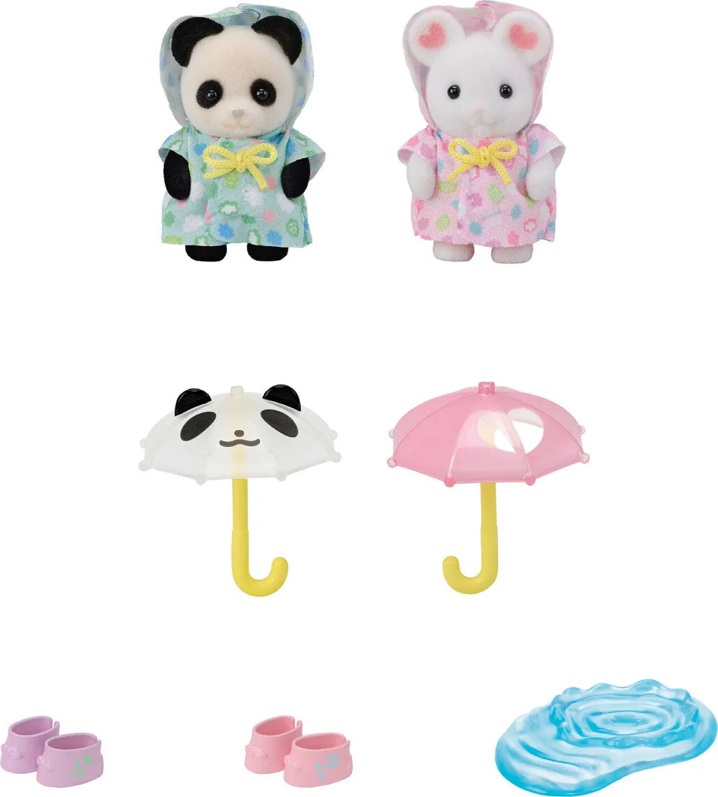 Calico Critters Nursery Friends - Rainy Day Duo