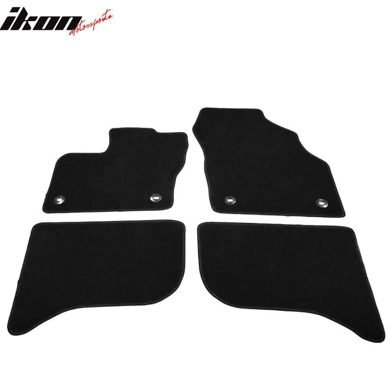 Car Floor Mat for 2016-2020 Toyota Mirai Black Front Rear  Nylon 4 PCS