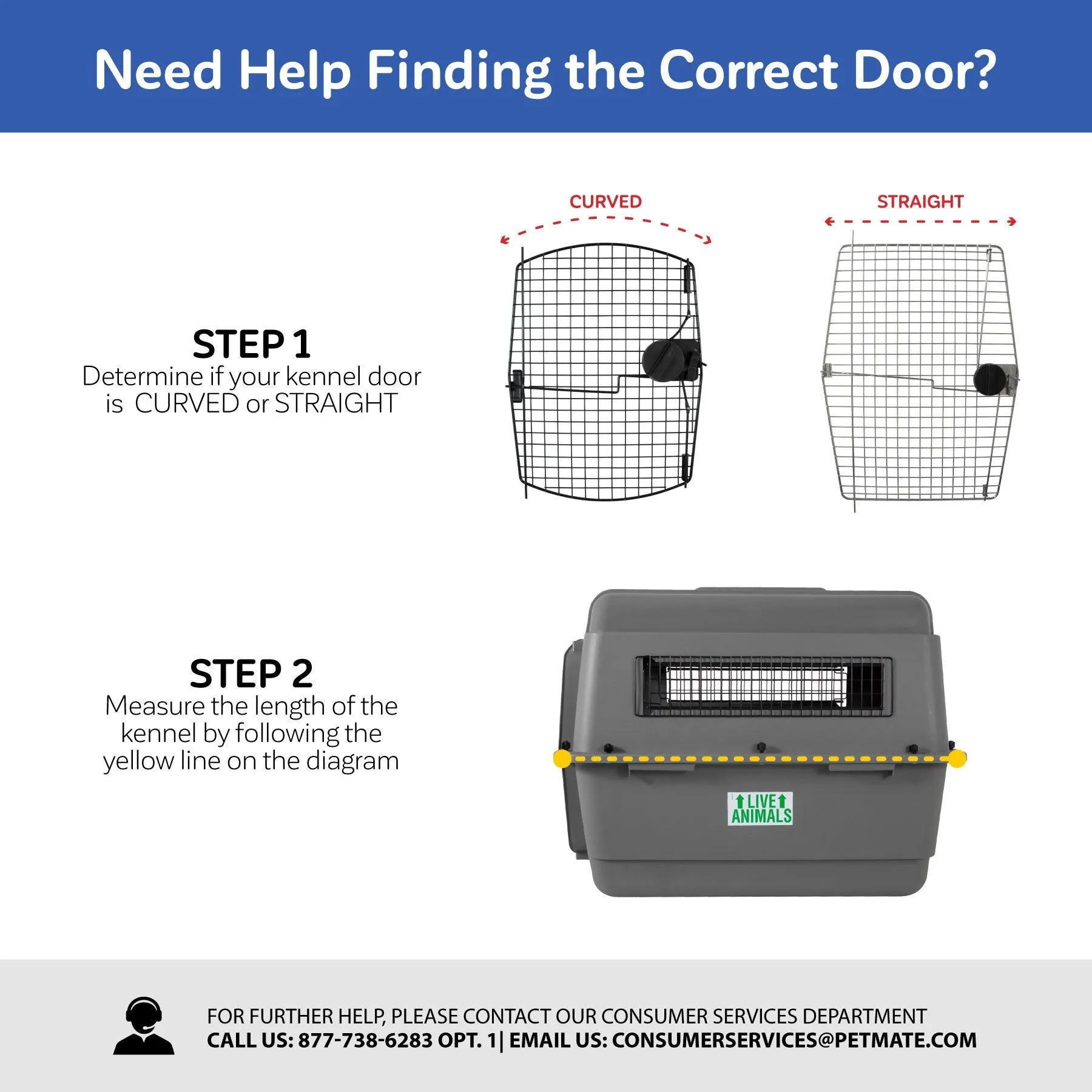 Compass Kennel Replacement Door