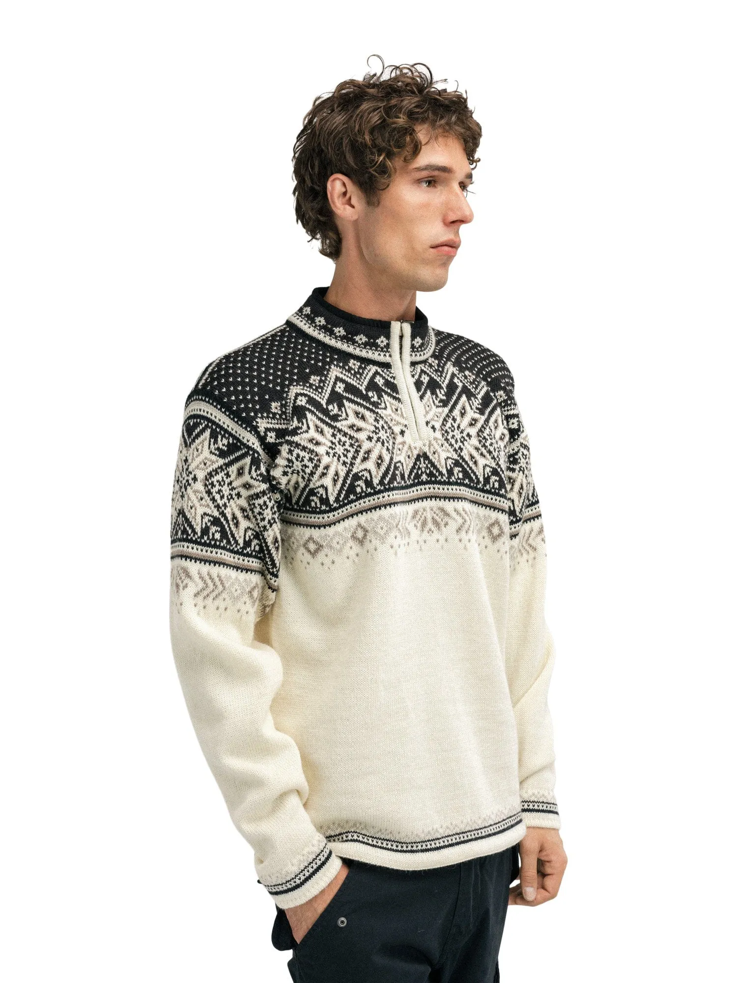 Dale of Norway | Vail Sweater | Men's | Off White/Coffee/Sandstone