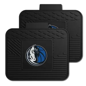 Dallas Mavericks Back Seat Car Utility Mats - 2 Piece Set