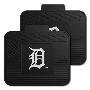 Detroit Tigers Back Seat Car Utility Mats - 2 Piece Set