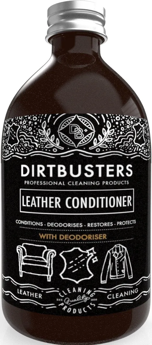 Dirtbusters Leather Conditioner & Protect, With Deodoriser (500ml)