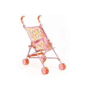 Djeco 54cm Flower Doll Umbrella Stroller