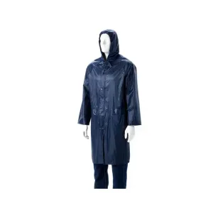 DROMEX  RUBBERIZED RAINCOAT COLOUR- NAVY SIZE S