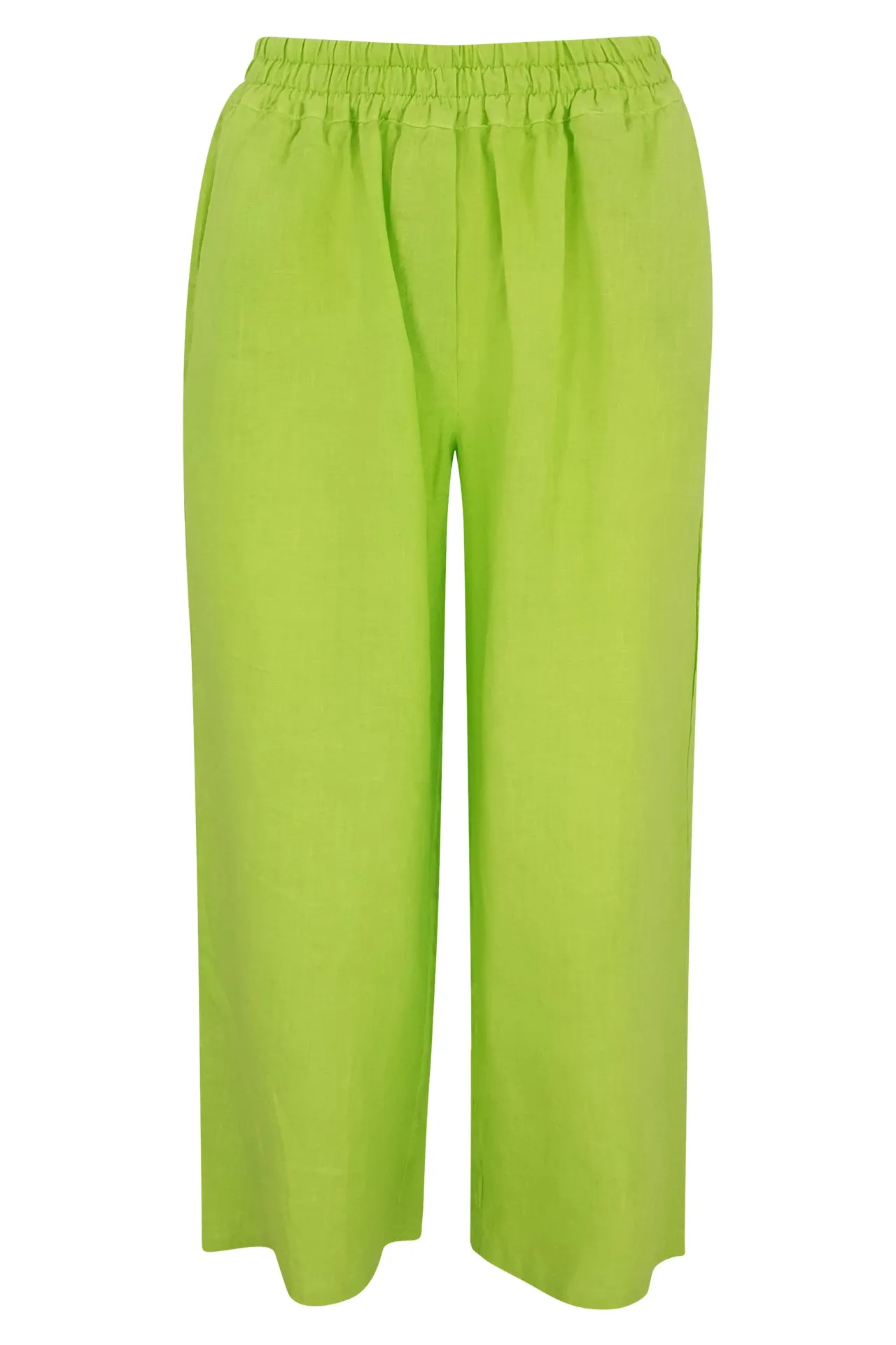 Haris Cotton Cropped Linen Pants