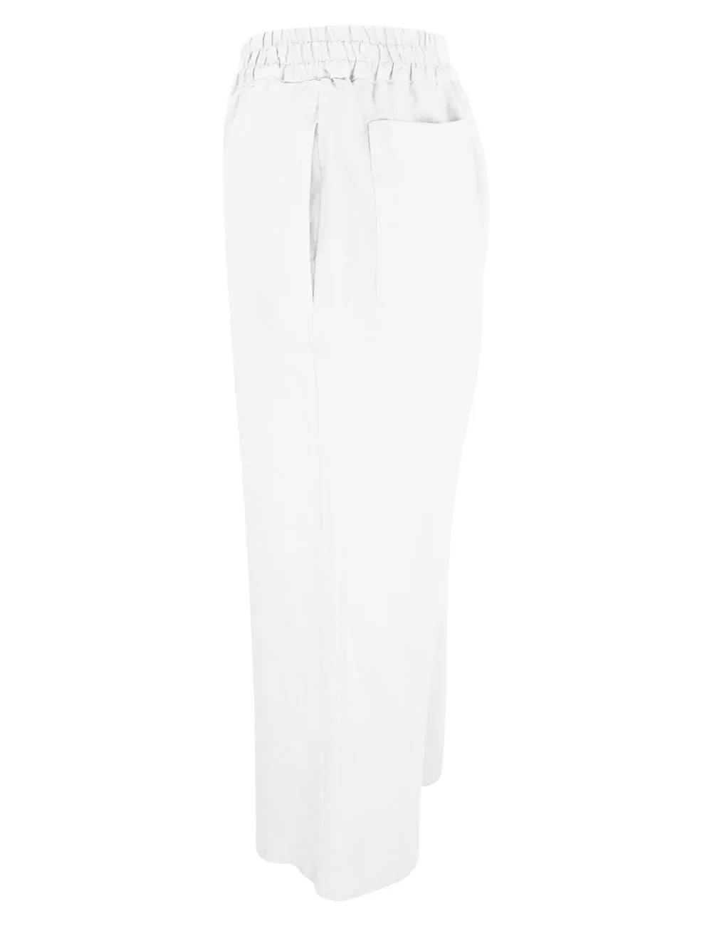 Haris Cotton Cropped Linen Pants