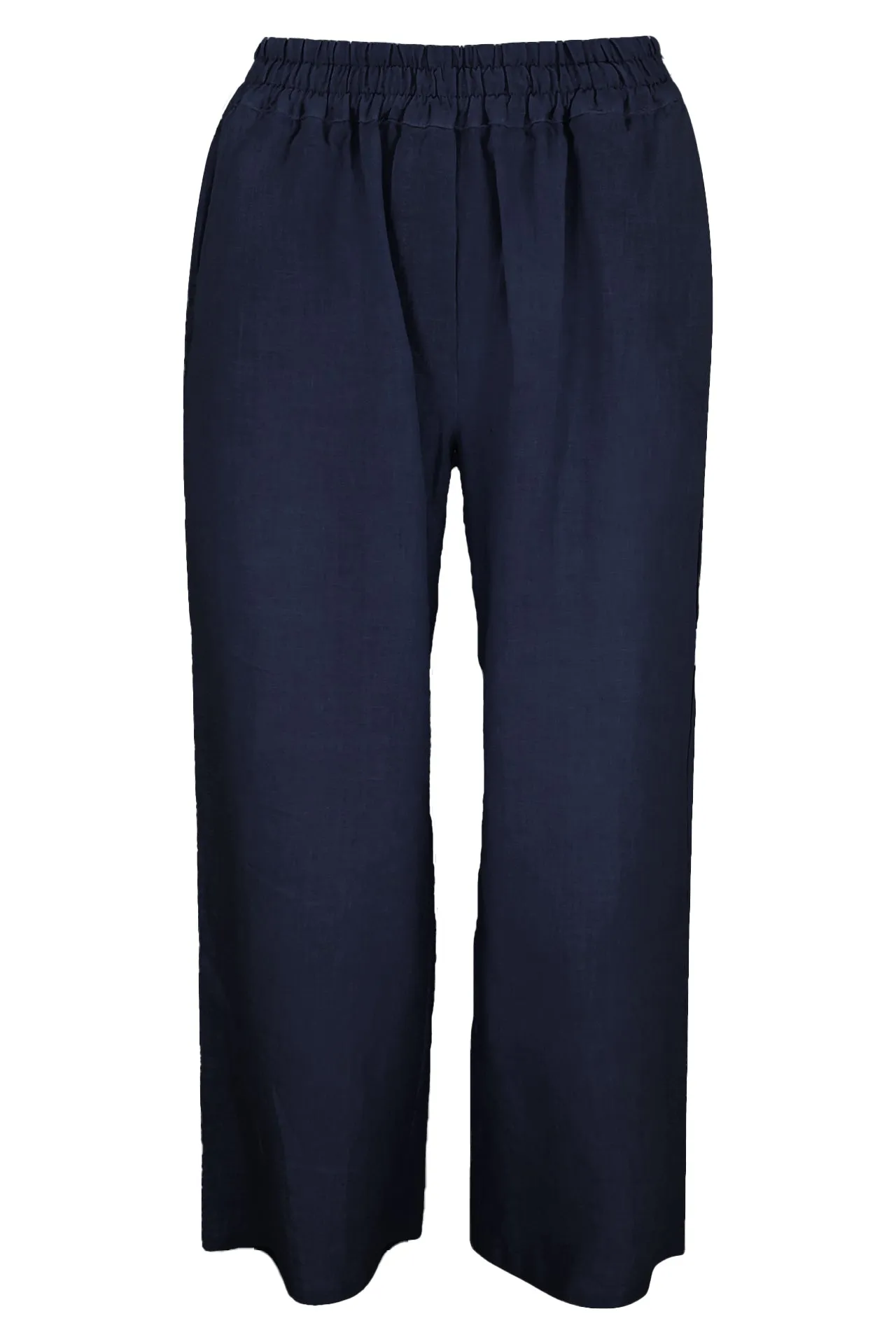 Haris Cotton Cropped Linen Pants