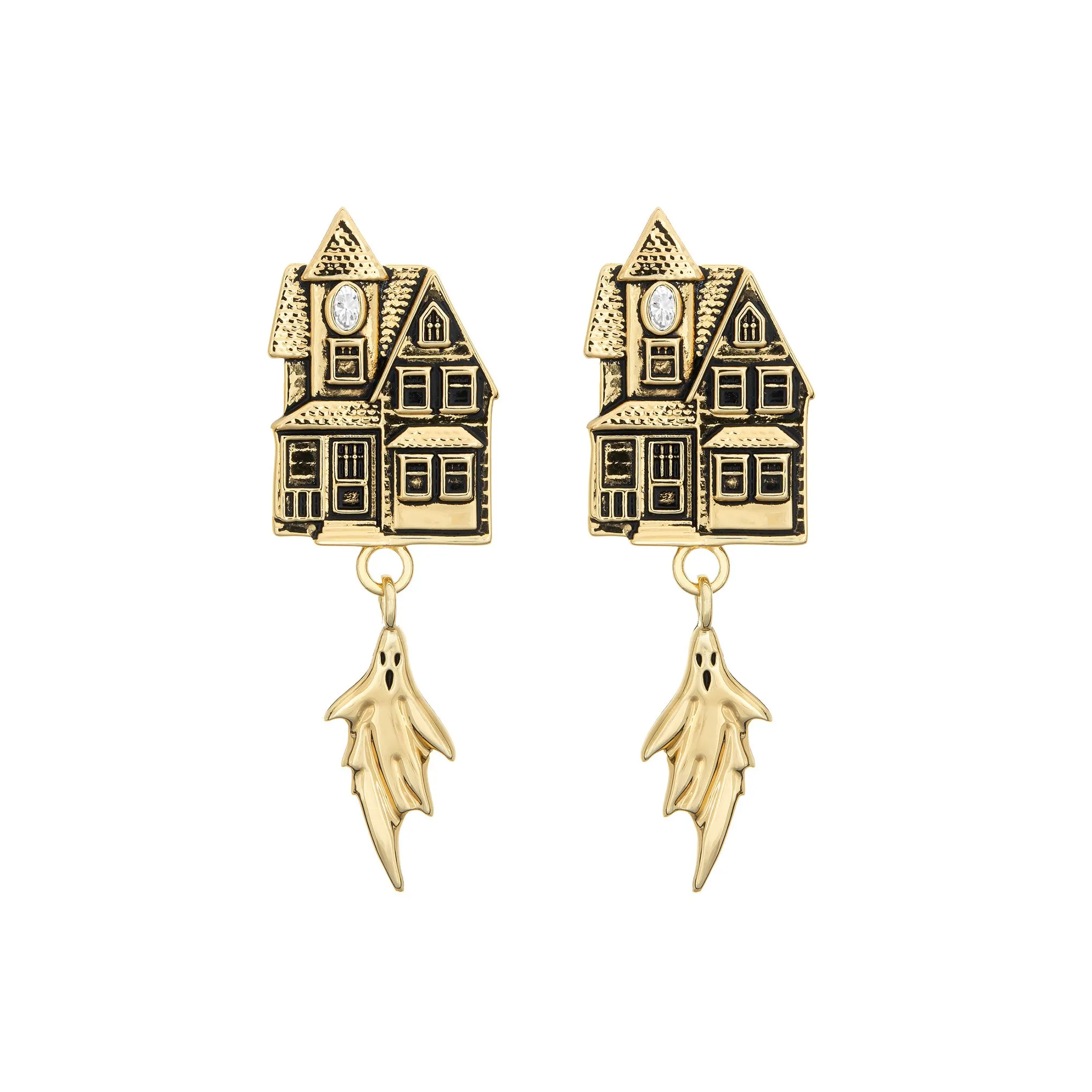 Haunted House Earrings