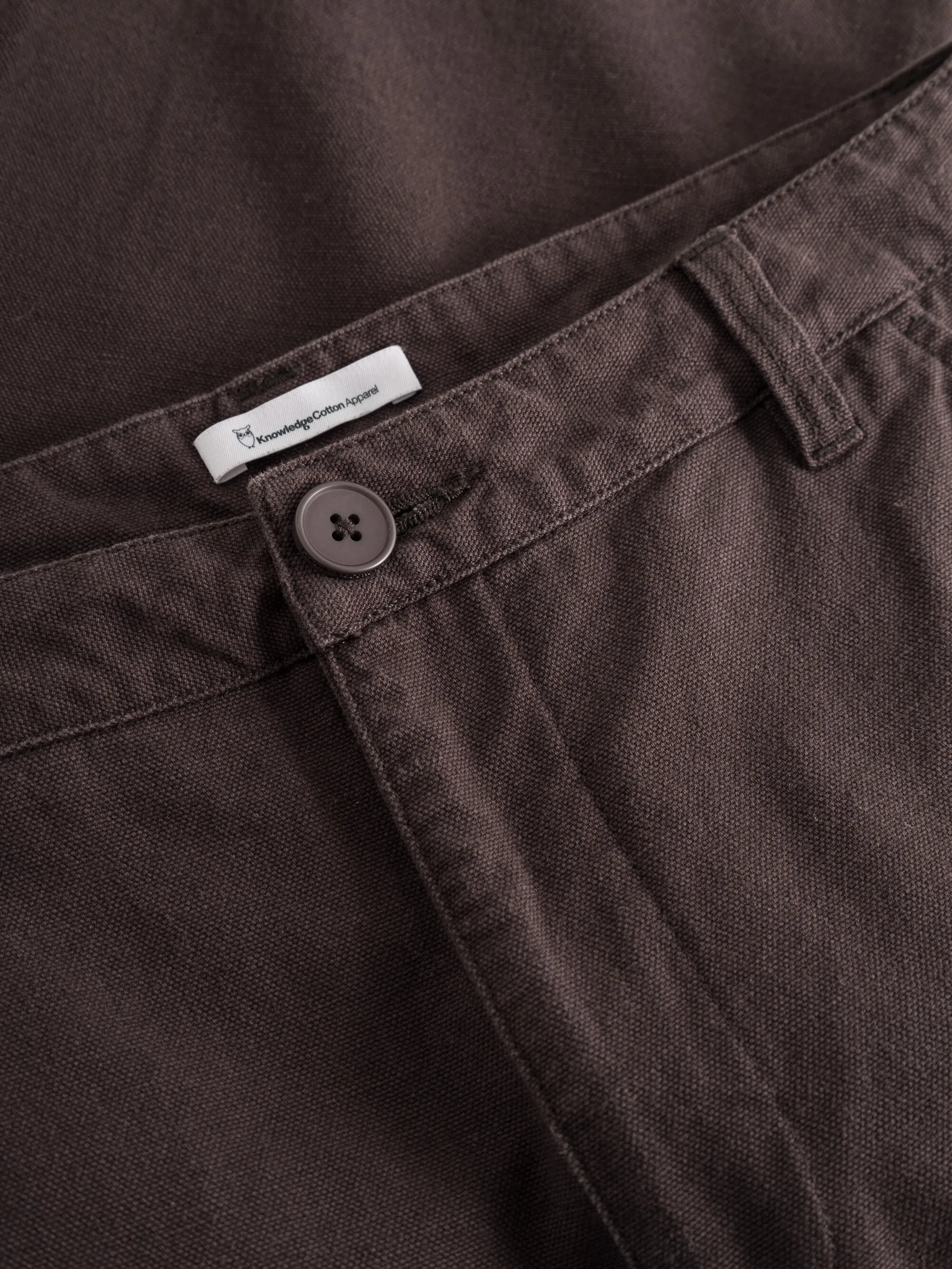 IRIS mom mid-rise chino - Chocolate Plum