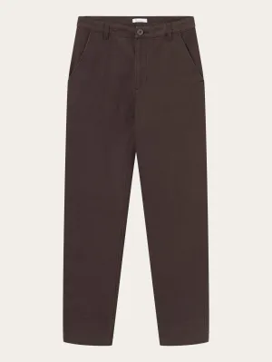 IRIS mom mid-rise chino - Chocolate Plum