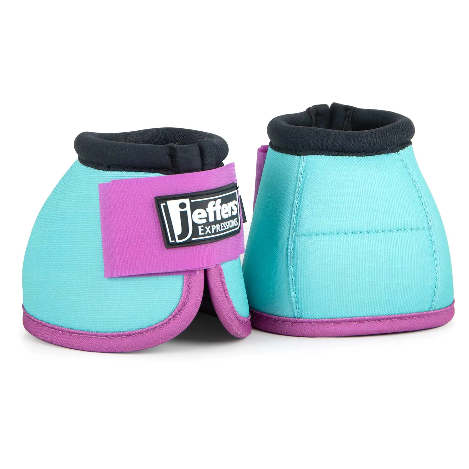 Jeffers Protective Neon Bell Boots for Horses