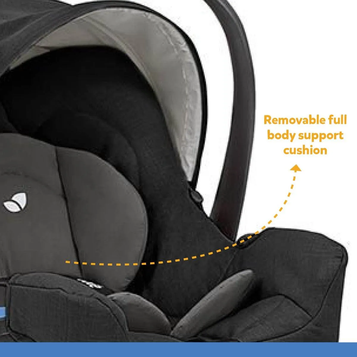 Joie Gemm Infant Carrier Shell - Suitable Rearward Facing Birth for Ages 0-1 Years