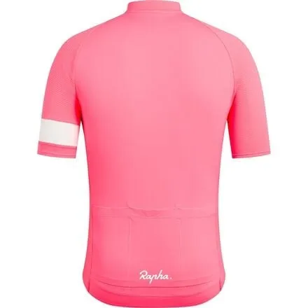 Lightweight Core men's Rapha jersey, hot pink