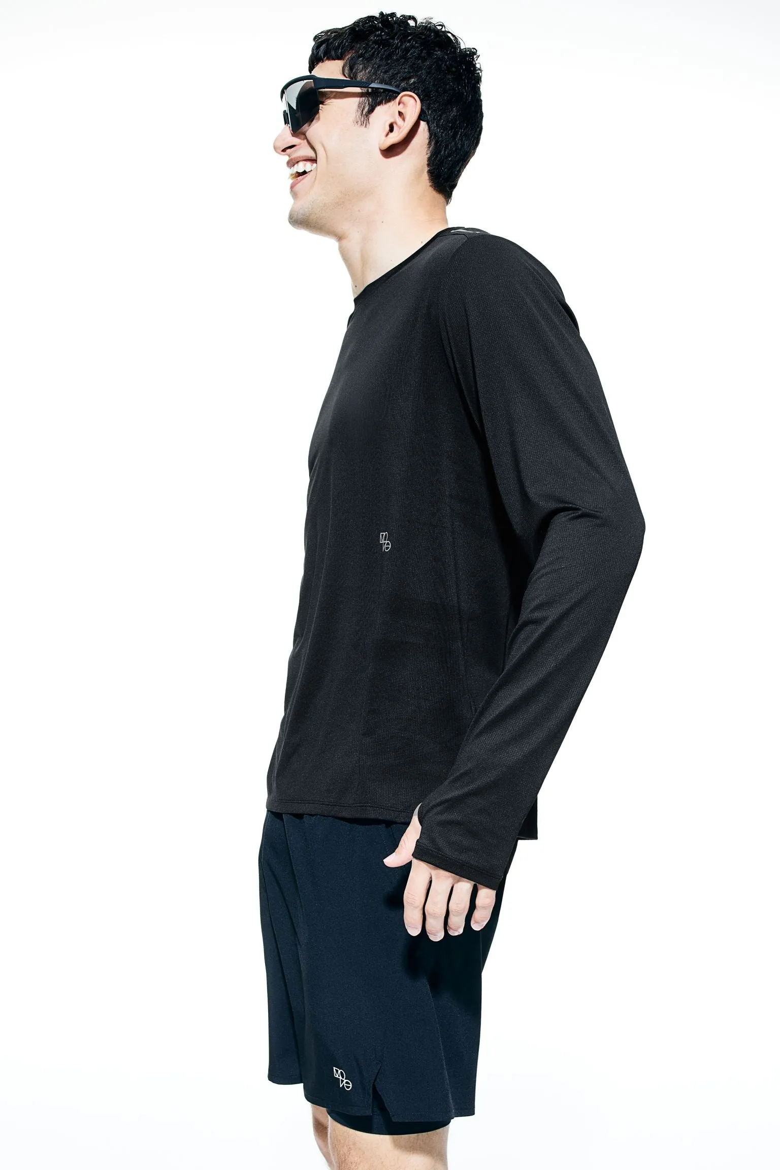 Long sleeve H&M DryMove Lightweight Running, black