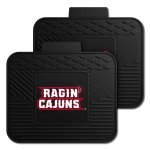 Louisiana-Lafayette Ragin' Cajuns Back Seat Car Utility Mats - 2 Piece Set