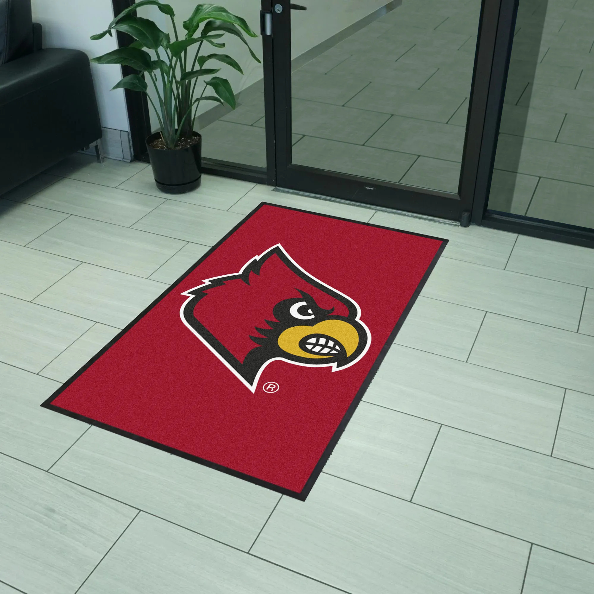 Louisville 3X5 High-Traffic Mat with Durable Rubber Backing - Portrait Orientation