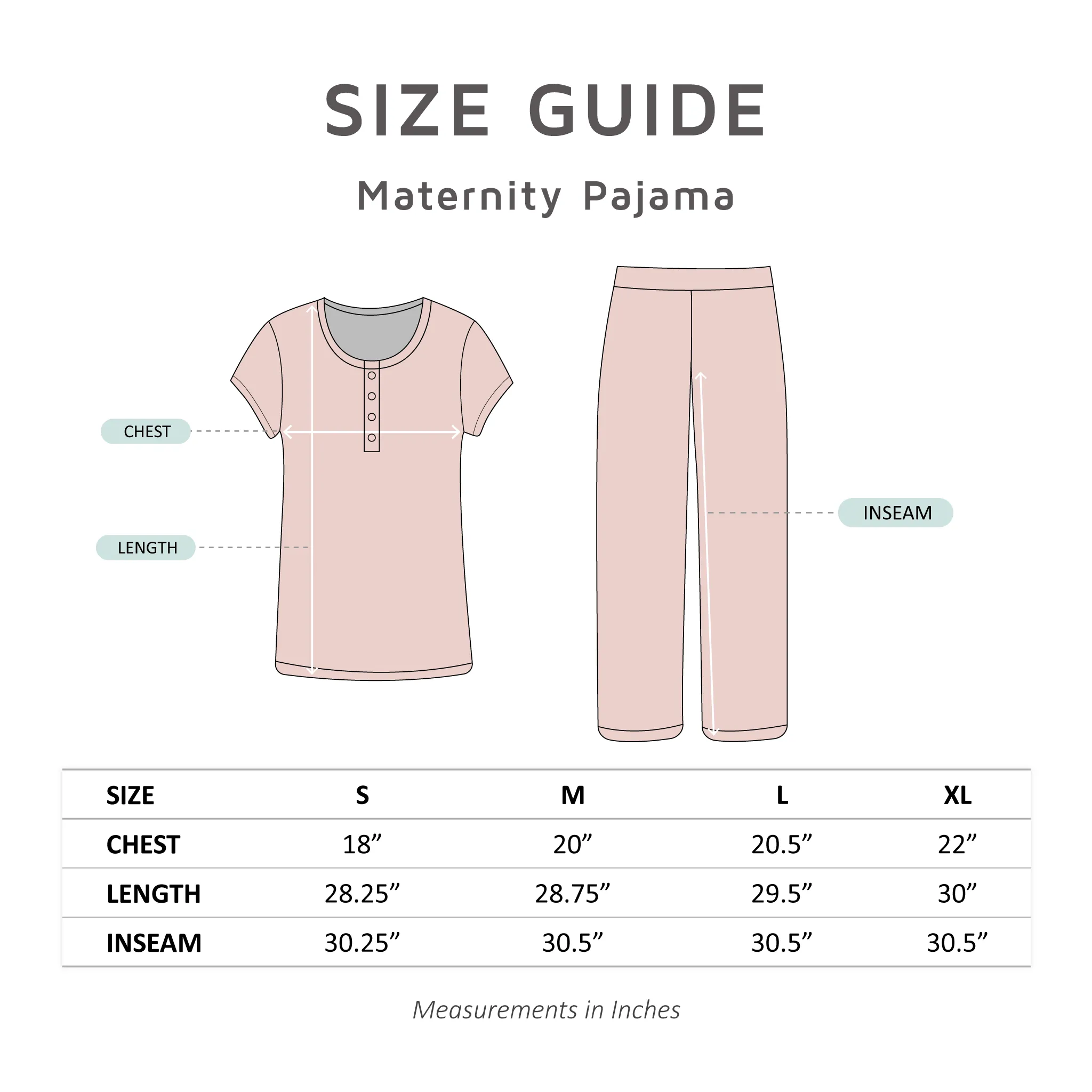 Olivia Maternity Nursing Pajama Set