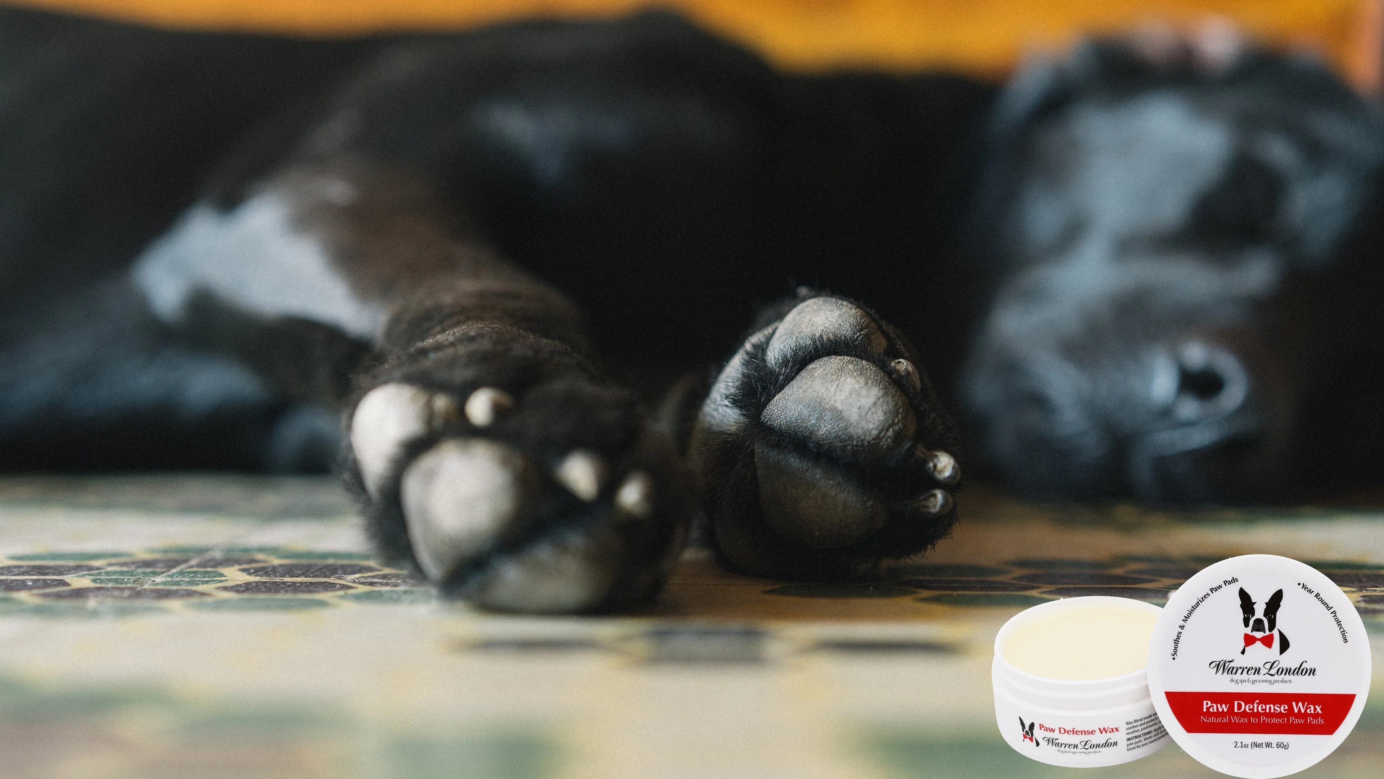 Paw Defense Wax - Soothes, Moisturizes and Protects Dog's Paw Pads