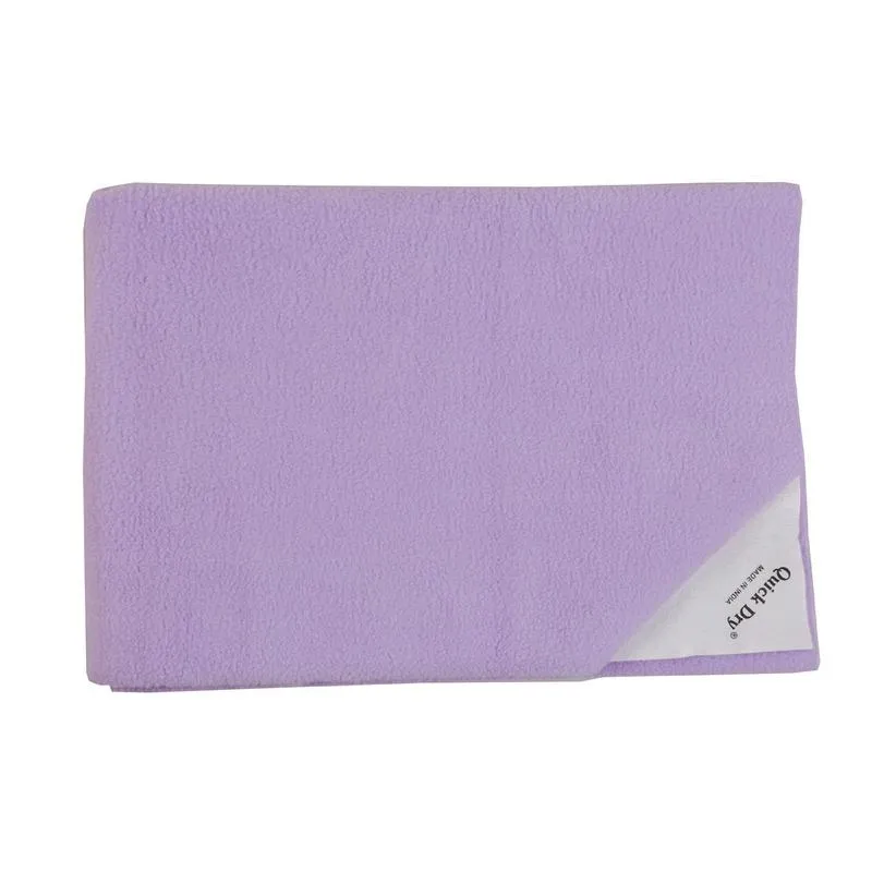 Quick Dry Baby Mat Bed Protector Waterproof Sheet Lilac, Double Bed