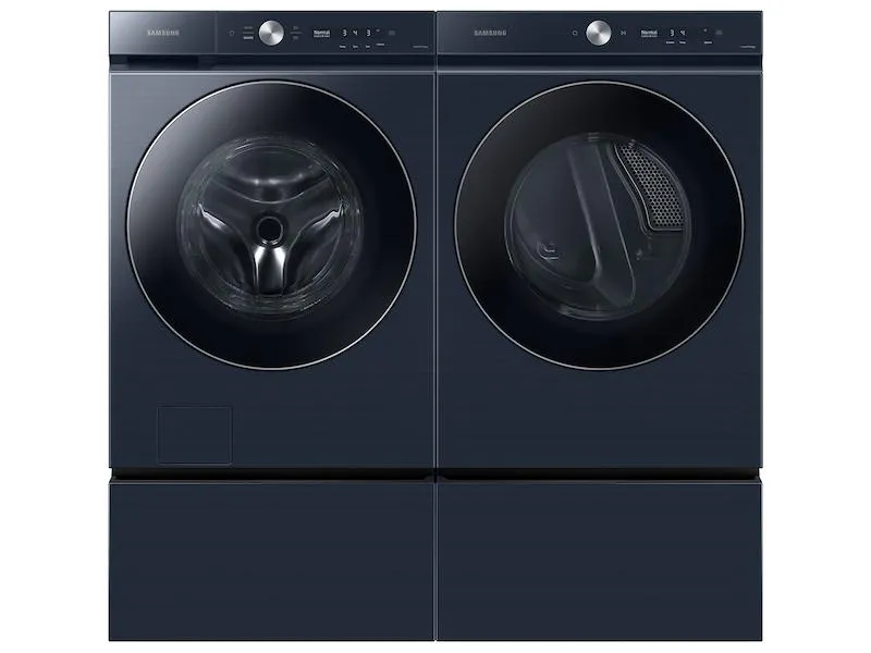 Samsung DVE53BB8900DA3 Bespoke 7.6 cu. ft. Ultra Capacity Electric Dryer with AI Optimal Dry and Super Speed Dry in Brushed Navy