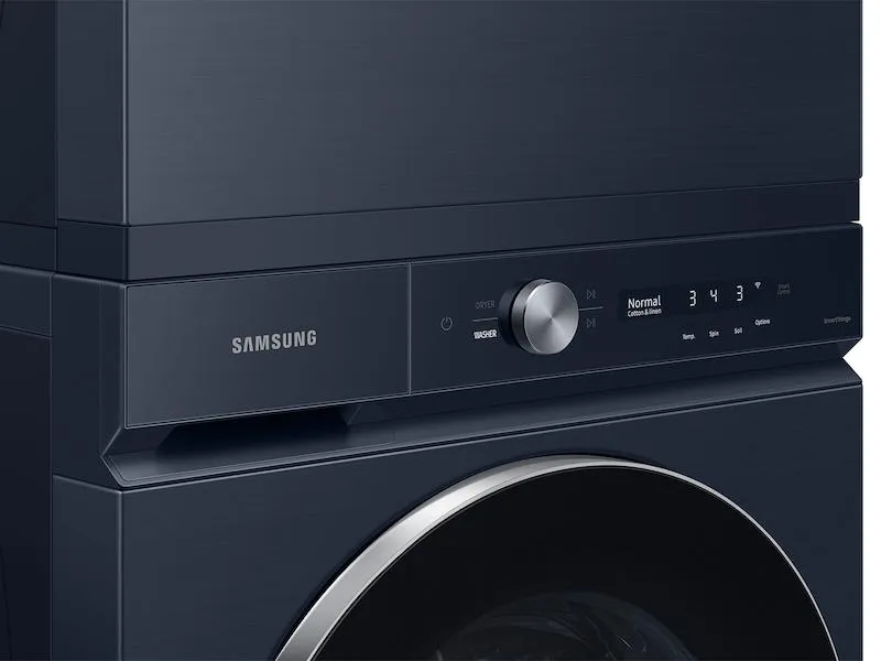 Samsung DVE53BB8900DA3 Bespoke 7.6 cu. ft. Ultra Capacity Electric Dryer with AI Optimal Dry and Super Speed Dry in Brushed Navy