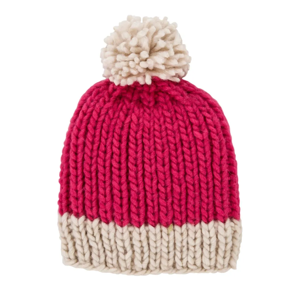 Traveller Beanie - Fuchsia or Grey