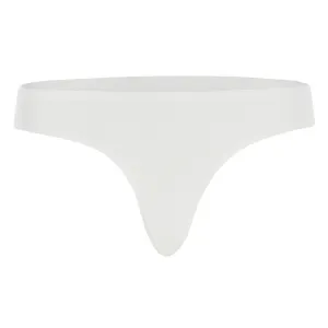 White Seamless Thong – Lightweight & Breathable Mid-Waist Fit