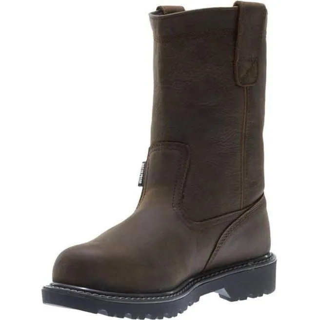 Wolverine Men's 10" Floorhand WP Wellington Work Boot - Brown - W10682